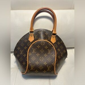 LOUIS VUITTON Authentic Ellipse Monogram Hand Tote Bag Purse